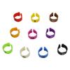 NO.1-100 Digital Mark Ring 10 Colors 12mm/14mm Bird Clip Ring Pigeon Training Tools Bird Harness Parrot Feeding Supplies