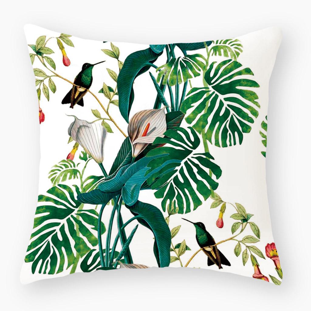 

(SU)Мода печать диван-кровать домашний декор чехол наволочка F зелёный