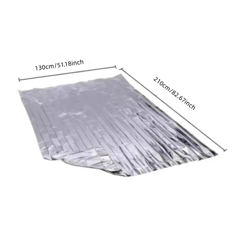 4pcs Emergency Mylar Thermal Blanket Foil Space Blanket Designed for NASA Body Warmer Outdoor First Aid Camping Hiking Travel