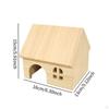 Hamster House Exploration Toy Cabin Hideaway Pet Shelter Cage Accessories for Mouse Chinchilla Rat
