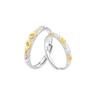 Sweetheart Couple Ring Female and Male Light Luxury Simple and Versatile Open Pair Ring To Give Valentine's Day Gifts Trendy Jewelry