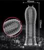 Crystal Dot Delay Condom Penis Sleeve Lasting Enlargement Sex product Spike Clitoris Delay Erection Aid Extend Toys for Man