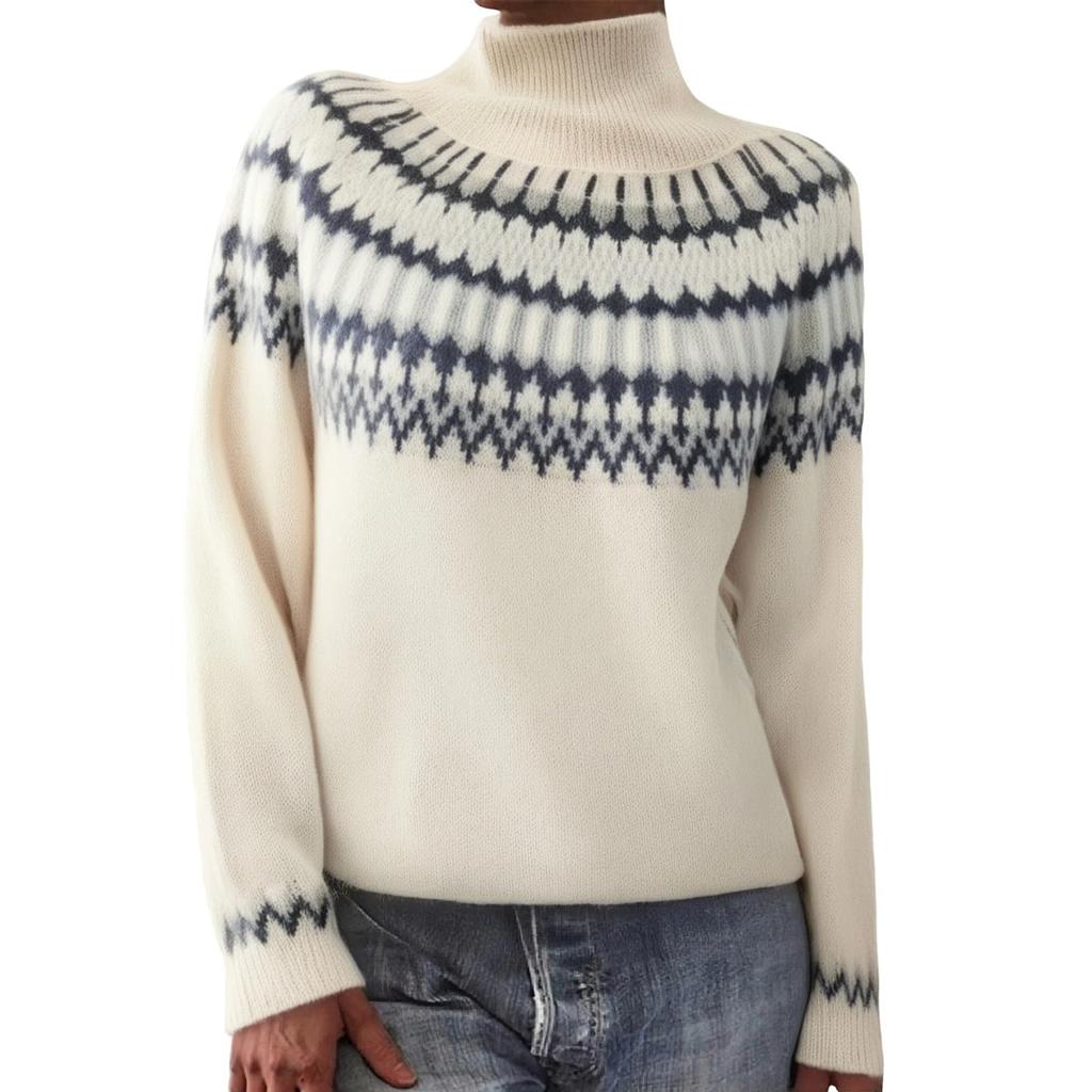 Women's Long Sleeve Crewneck Pullover Top for Casual Everyday Wear and Fall Layering