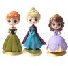 Enchanting Frozen Princess Elsa Anna Sofia Mini Figures Pvc Miniatures For Kids Fans