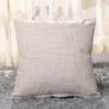 Pillow Case Home Decoration Salon Cushion Cover 50X50 Solid Pillowcase with Zipper Cotton Linen for Sofa Car Chair 45x45 40X40