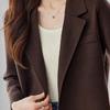 Srcr Women's Wool Blend Knit Cardigan Blazer