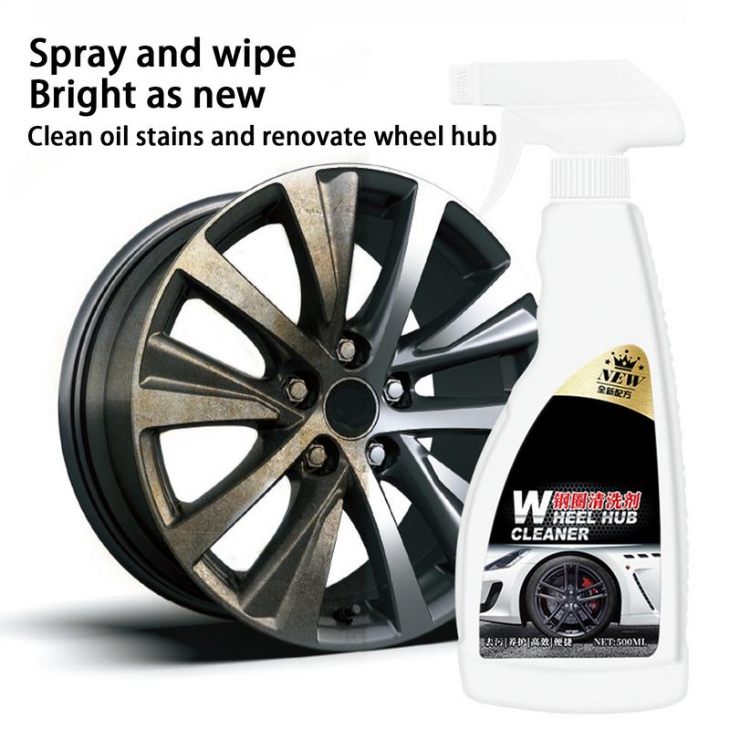 Rim Cleaner Spray Wheel Cleaner Rust Remover Tire Cleaner Car Detailing Brake Dust Remover Cleaning Spray For Alloy Chrome