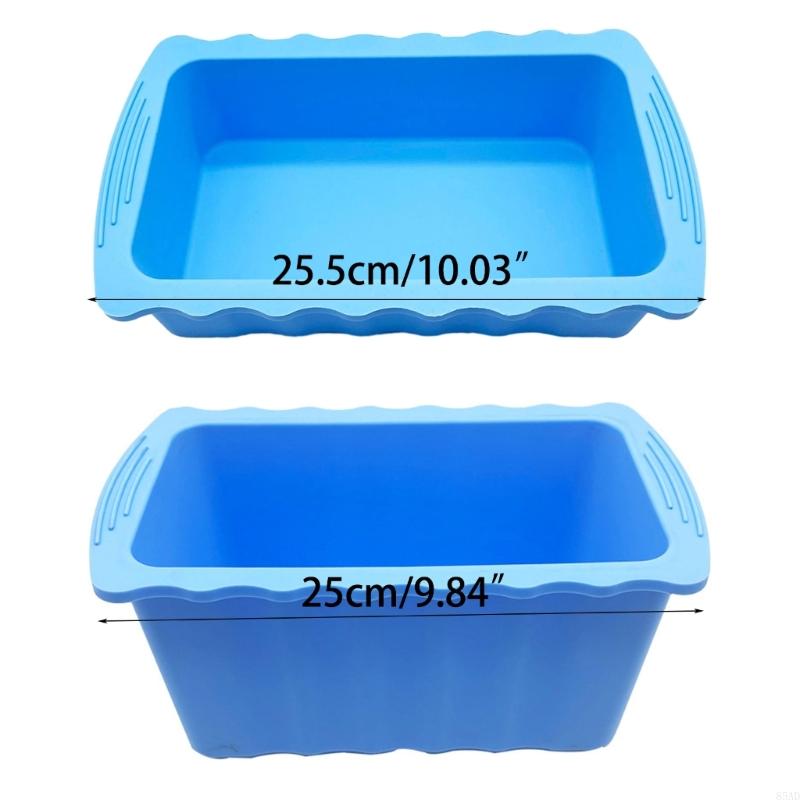 85AD Large Maker Rectangular Moulds Kitchen Flexible DIY Ice Tray