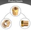 Stylish Brass 14 NPT Male To 18 NPT Female Pipe Reducer Adapter 1/4 NPT Male to 1/8 NPT Female Gold Color Coated