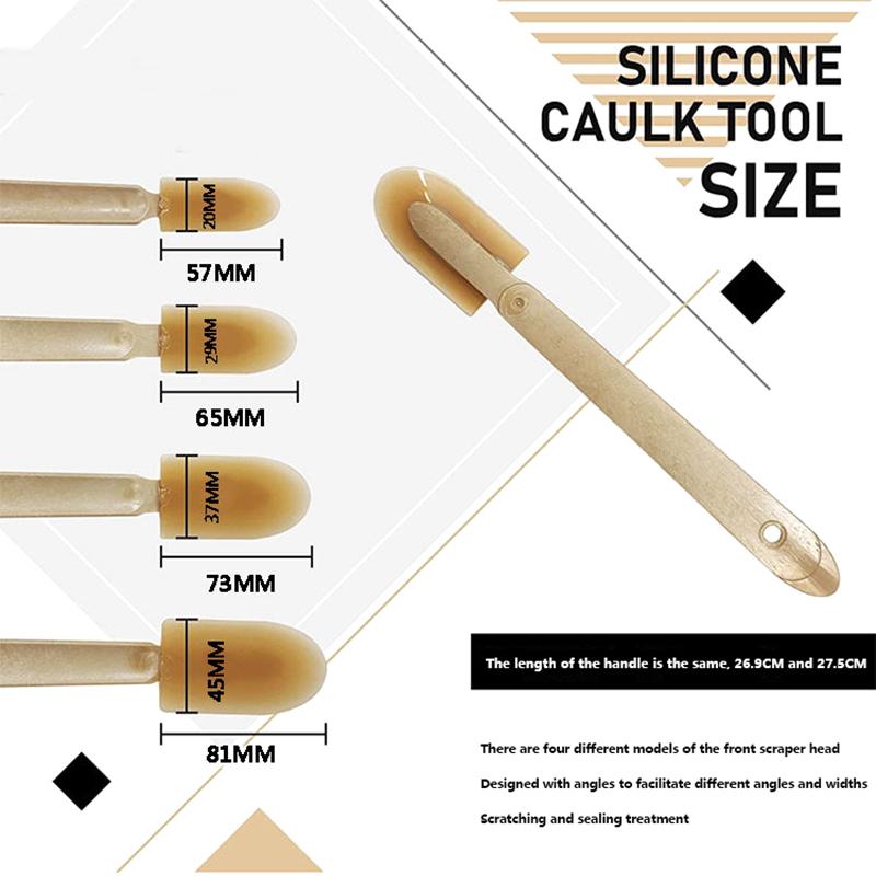 Gummi-Dichtungsmasse Werkzeugsatz Dichtmasse Fertigstellungswerkzeug Multifunktionales Fugenabdichtungsmittel Dichtungsmasse Glättwerkzeug für Küche Badezimmer Fenster