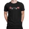 Depeche Cool Mode Creative TShirt for Men Memento Mori Round Collar Pure Cotton T Shirt Distinctive Birthday Gifts Streetwear