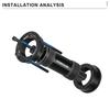 Bike Bottom Bracket Conversion Kit Bicycle Eccentric Bottom Bracket Bb68-73mm Adjustable American To Euro Cycling Crankset Part