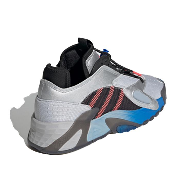 Adidas Streetball 'Silver Metallic Flash Red' (Unisex) Silver Metallic / Flash Red / Core Black Basketball Shoes FW4271