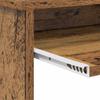 Desk with Shelf Rustic Wood Look 106 x 41 x 88.5 cm Engineered Wood