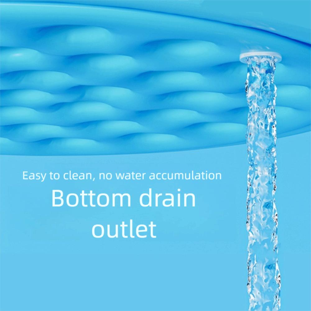 Relaxing Inflatable Pool Round Water Pool Thickened Baby Toddlers Swimming Pool  Indoor Outdoor