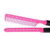 Fashion Beauty V Type Hair Straightener Comb DIY Salon Hairdressing Styling Tool
