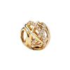 Hollow Galaxy Charm 14k Gold Synthetic Cubic Zirconia Jewelry Accessories Women's 750827CZ