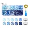 Manual Seal Making Tools Wax Kit, with Sealing Beads Spoon And Candles, DIY Stamp for Wedding Invitations Envelopes Artistic Melting