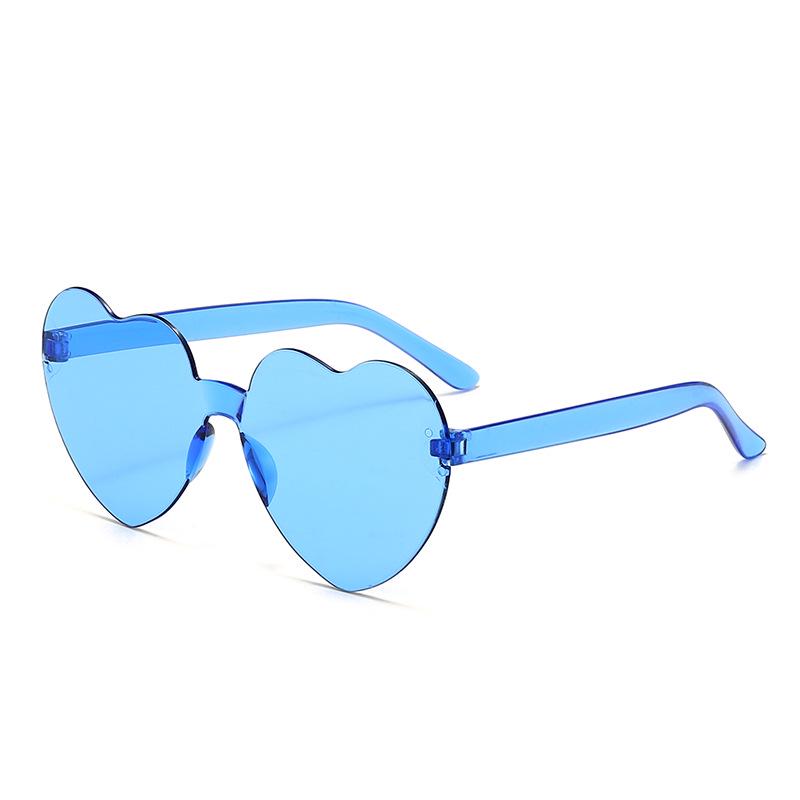 

Exaggerated Peach Heart One-Piece Sunglasses – Candy Color for Parties and Performances Heart Sunglasses