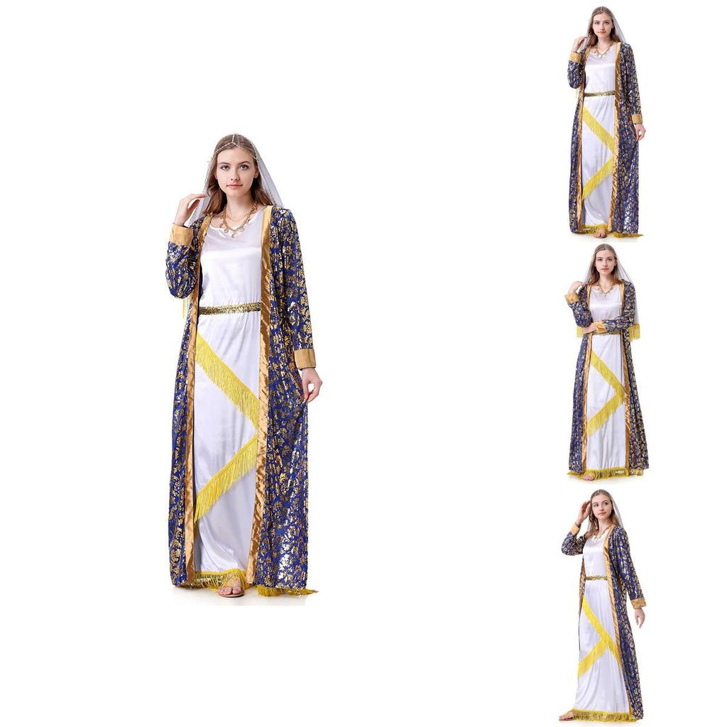 Dubai Fashion Long Dress Halloween Cosplay With Polyester Material For Adults