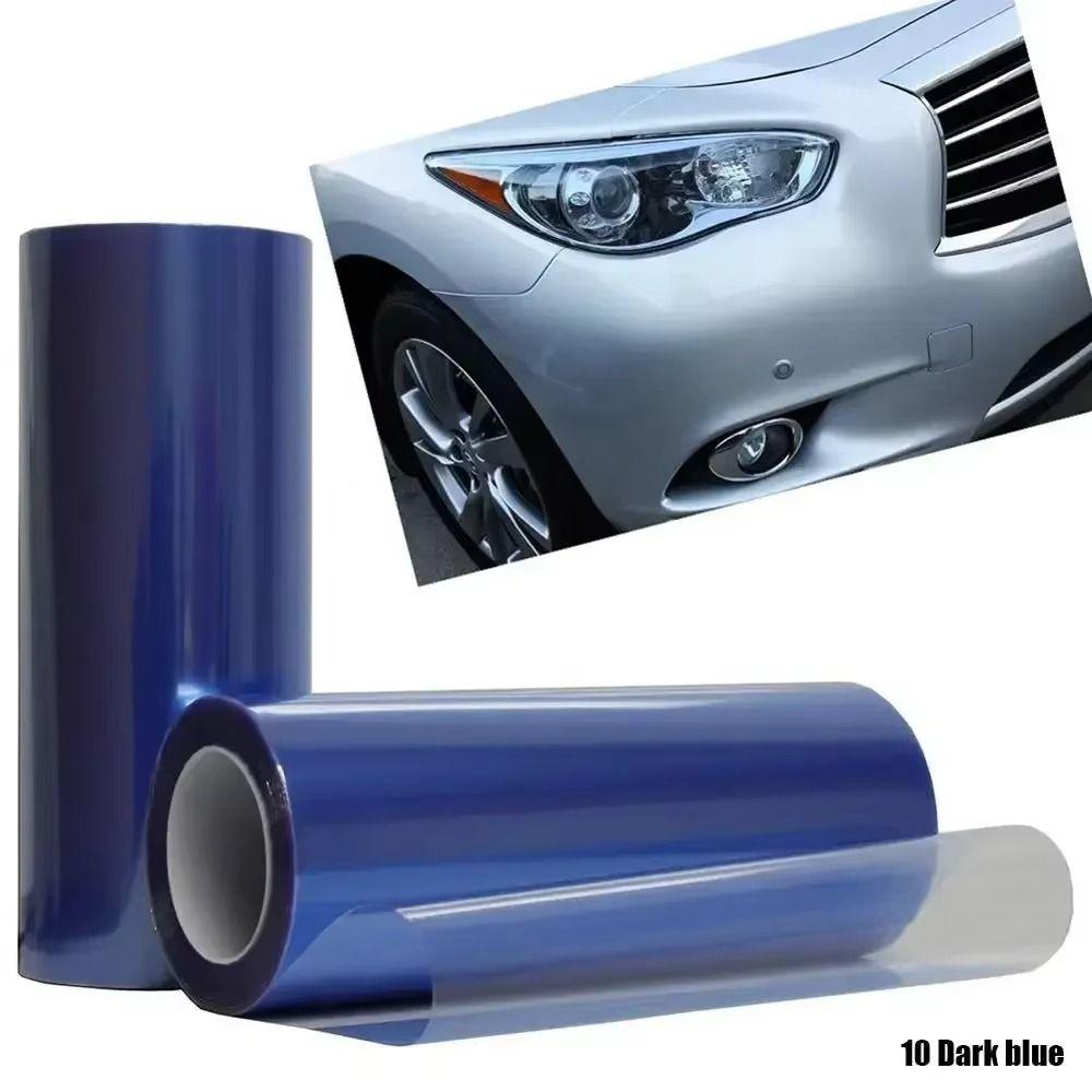 Anti-Collision Automotive Light Film Self-adhesive Headlight Color Changing Film  Car