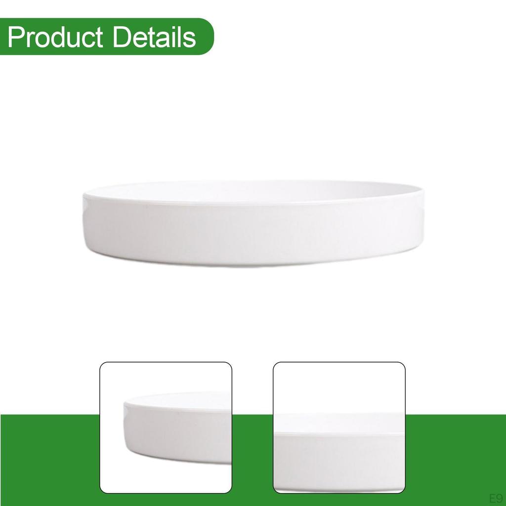 Vaso Decorativo Tigela Vaso de Flores Redondo Estético Suporte de Composição PP Prático para Micro Paisagens
