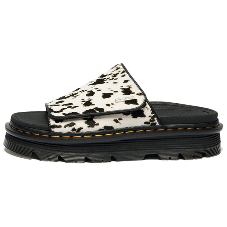 

Dr. Martens ZebZag Slide Comfortable Vintage Slide Sandals Unisex Sandals Beige Black 42851100 36