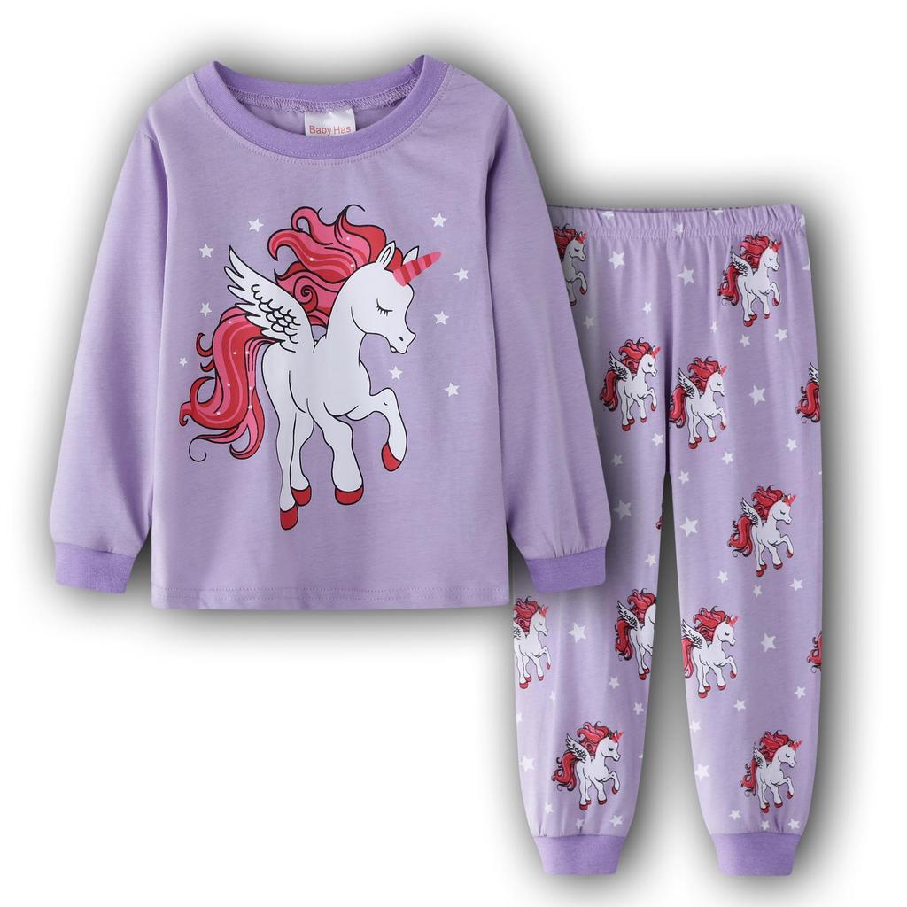 2025 Kids' Long-Sleeved Pajama Set - Spring/Autumn Collection