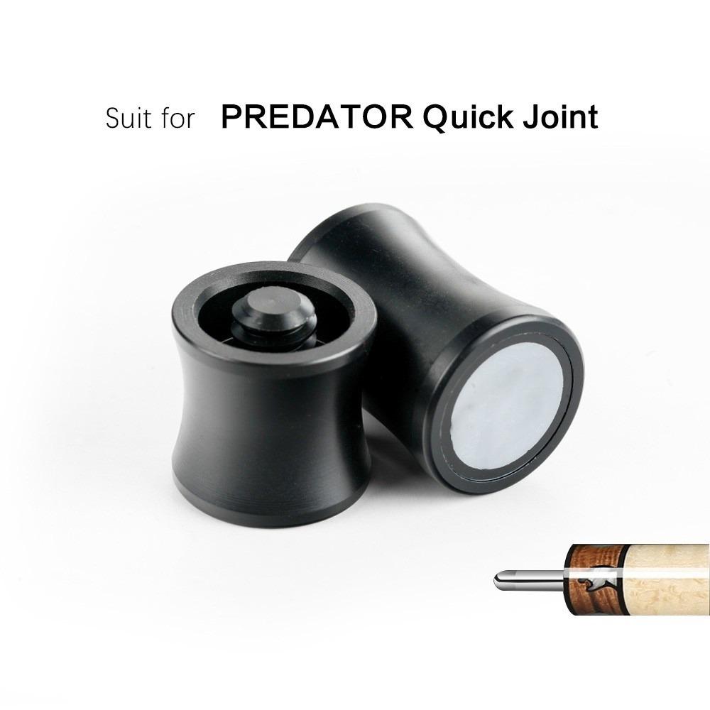 

1Set Special Billiard Cue Joint Protector Set Plastic Black Middle Wheel Protection Cover Joint Caps for Uni Loc Wavy