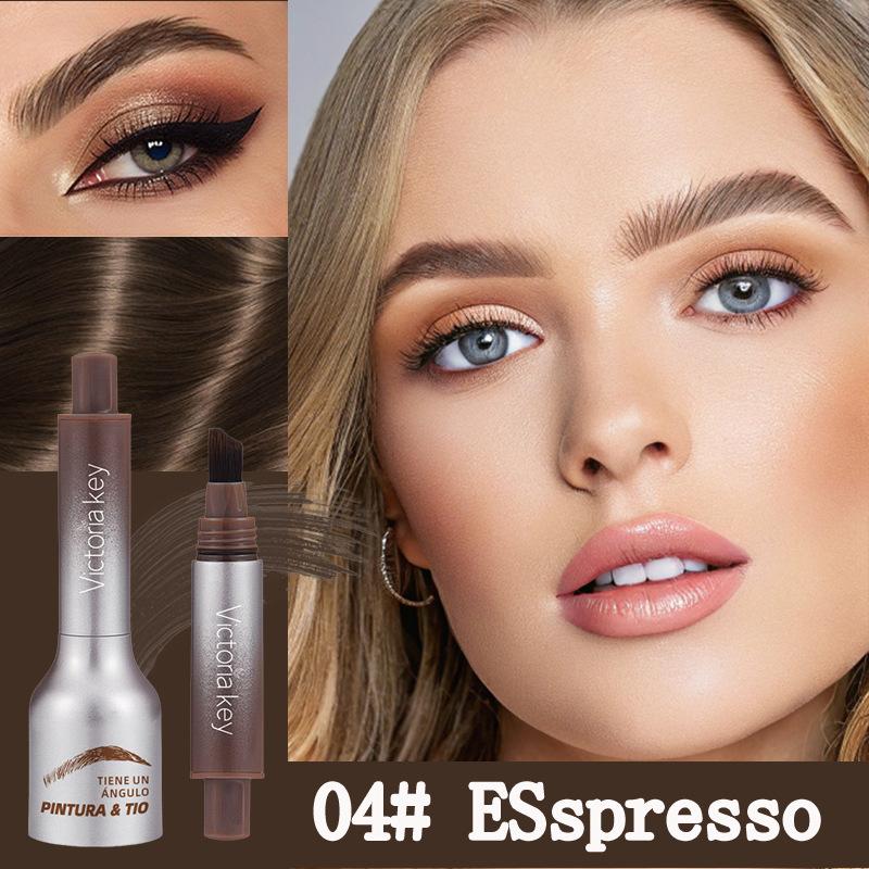 Waterproof Long-Lasting Eyebrow Tint Cream With Brush, Smudge-Proof Liquid Eyebrow Pencil For Precise, Natural-Looking Brows