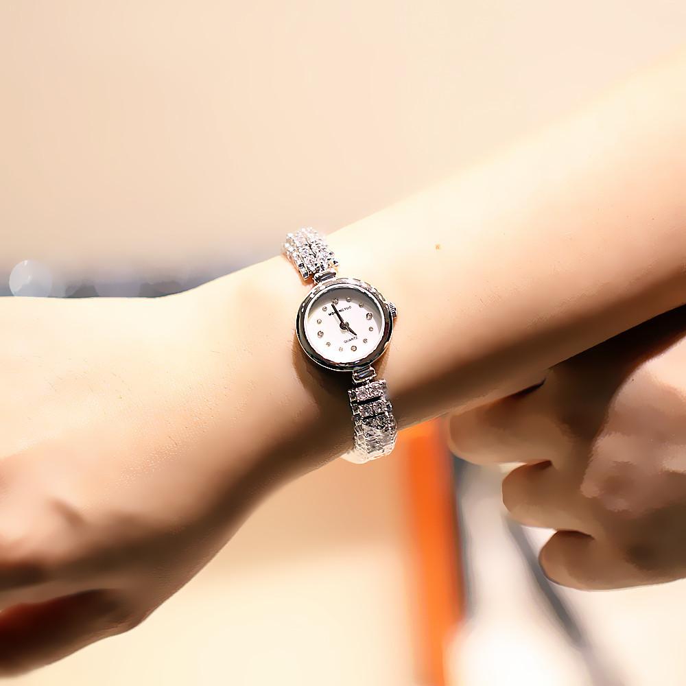 Ladies Watch Small Diamond Quartz Waterproof Watch Fashion Trend Same
