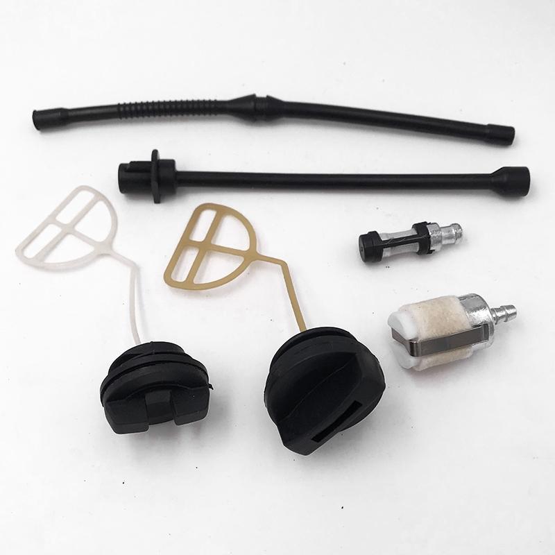 45CC 52CC Fuel Filter Set 58CC 4500 Chainsaw Hose Pipe Line Cover Tube