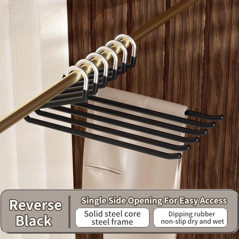 10/20pcs Z-Shaped Pants Hangers Durable Metal Clothes Rack Non-Slip Multipurpose Wardrobe Hanger for Skirts Jeans Home Organizer