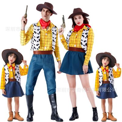 Halloween Toy Story Woody Tracy Shepherd Volwassen Kind Cosplay Podiumkostuum