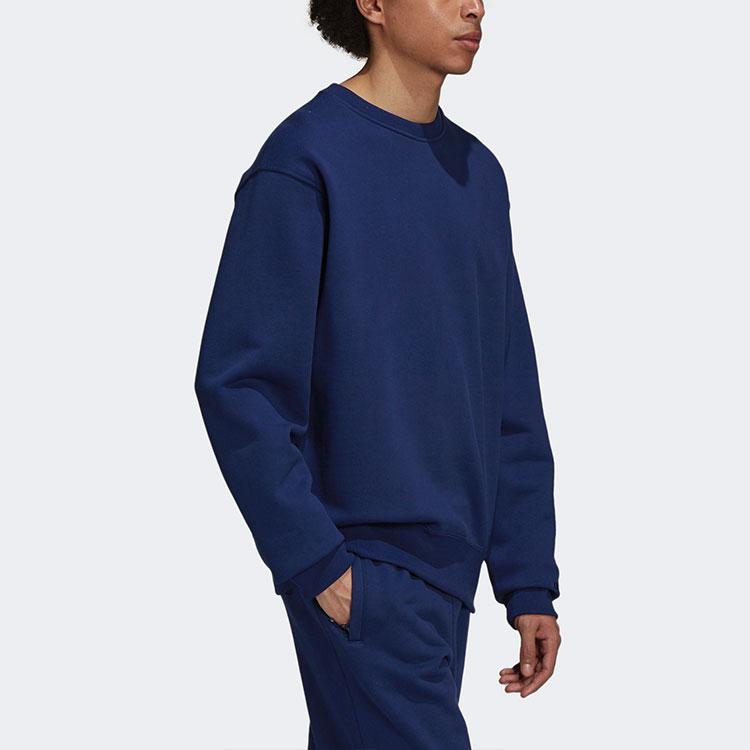 Adidas Originals Trèfle X Collaboration Pharrell Williams Sweat-shirt Décontracté à Manches Longues Homme Hauts Violet Ciel Nocturne H58306