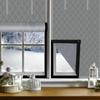 Winter Window Windproof Warm Windproof Soundproof Thickened Cotton Curtains for Living Room Bedroom Sealed Curtains