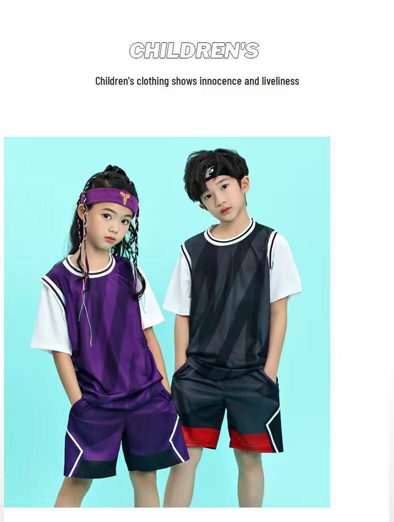 Quick-Dry Basketball Jersey Set: Adult & Child Summer Training Vests