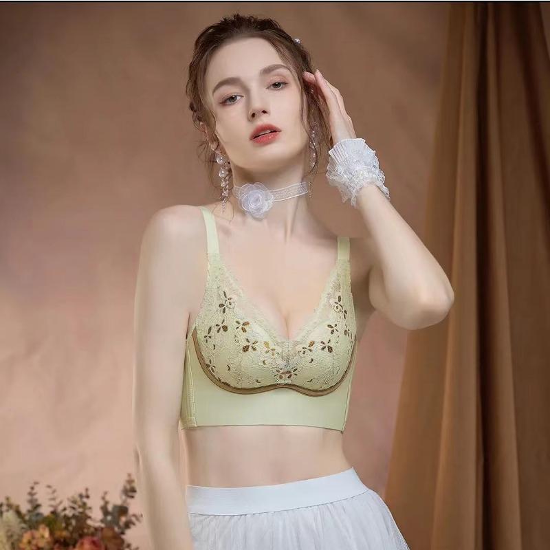 Unterwäsche weiblicher Nicht-Stahl-Ring gesammelt sammeln Vize-Brust verstellbarer BH