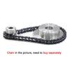 1pc 304 Stainless Steel Gear 10T-25T 06B Sprocket Wheel for Roller Chain 10 11 12 13 14 15 16 17 18 19 20 21 22 23 24 25 Tooth