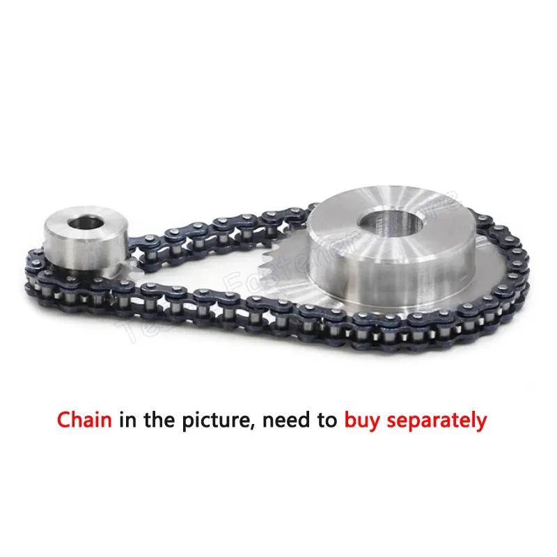 1pc 304 Stainless Steel Gear 10T-25T 06B Sprocket Wheel for Roller Chain 10 11 12 13 14 15 16 17 18 19 20 21 22 23 24 25 Tooth 10 Teeth (Bore 8mm)