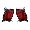Powerful For Toyota Highlander 2015-2018 Rear Bumper Reflector Lights LED Fog Lamp Brake Light Turn Signal