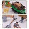 Realistic Farm Animal Figures Toy,42Pcs Farm Animal Figurines Playset Fences Frams Animal Cake Toppers Learning Toy Set