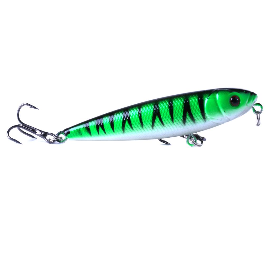 1pc Hengjia 9.1g/8cm Topwater Pencil Fishing Tackle Trout Bass Pike Lure