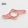Eye-catching Glitter Bookmark Book Page Holder, Thumb Ring Holder for Reading, Smooth Edge Metal Opener Reading Accessory Students Readers