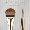 Tongue-Shaped Foundation Brush - Ultra-Thin And Traceless Foundation - Flat-Head Foundation Brush - Special-Shaped Fan-Shaped Makeup Tool - Beauty