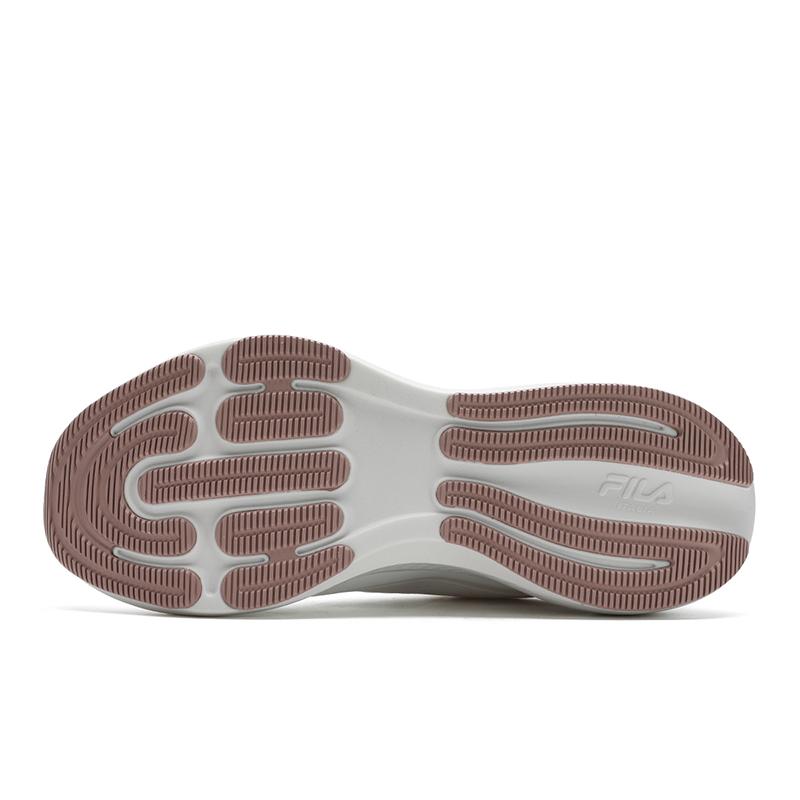 Fila Nuvole Run 3+ Fashionable Simple Comfortable Breathable Lightweight Low-Top Casual Training Running Shoes Women sneaker White Pink A12W531134FBP