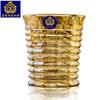 BEPAN European-Style Household Wine Glass Large Crystal Glass Whiskey Cup Gold-Plated Distilled Beverage Brandy Beer Tea Cup