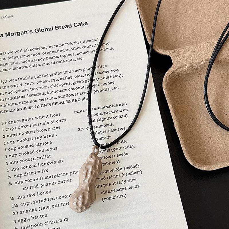 

Креативне персоналізоване намисто з підвіскою з арахісом для жінок, дівчат, універсальний стильний светр високого класу, ланцюжок, ювелірні вироби, аксесуари, подарунки