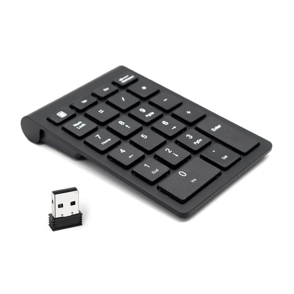 ABS 27 Keys Wireless Numeric Keypad Portable Numpad for Laptop/Desktop/MacBook/Surface