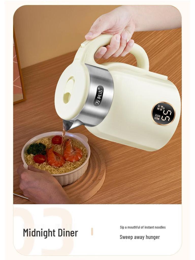 Wanlida Intelligent Electric Kettle: Stainless Steel, Adjustable Temperature, Keep Warm Function for Consistent Boiling